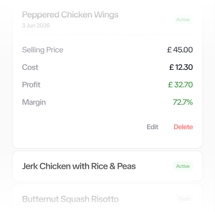 Track costs, not just orders
